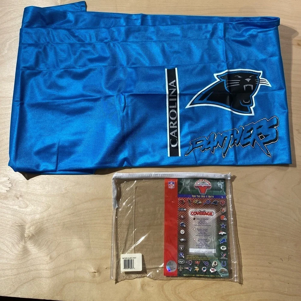 Locker Room Collection Tailored Valance Carolina Panthers (OG)